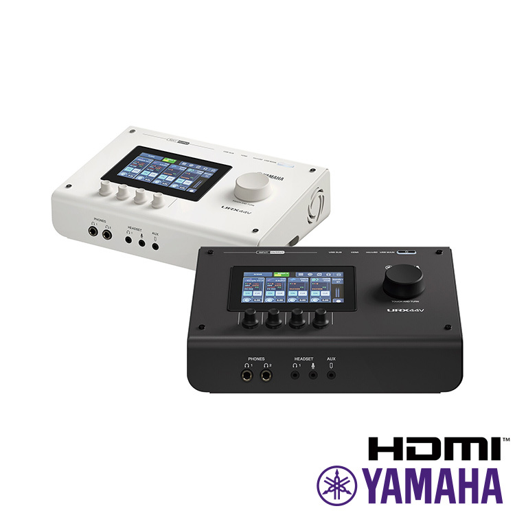 Yamaha URX44V USB-C 影音介面 LCD觸控螢幕