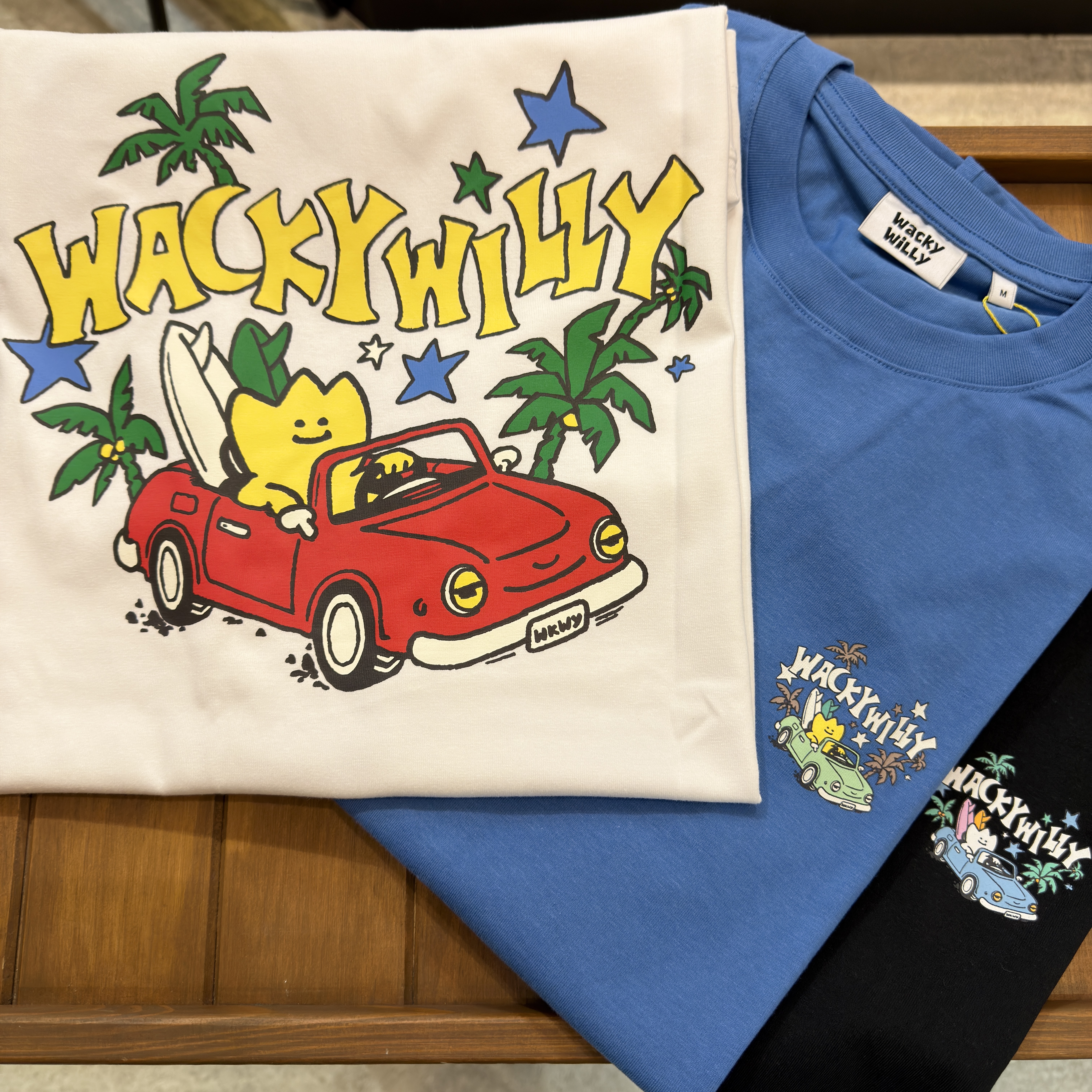 【現貨】wacky willy 開車旅遊趣 短tee 涼感 防曬 WA2602ST33