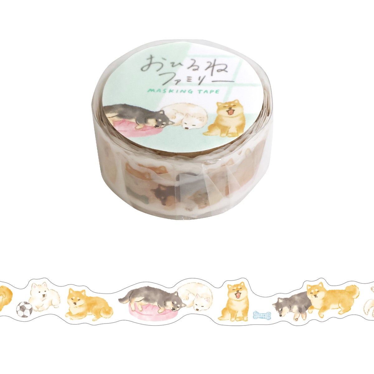 MIND WAVE 紙膠帶: Ohirune Family 95678 柴田一家