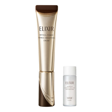 [限定] ELIXIR Retinol Power Wrinkle Cream S 15g Set