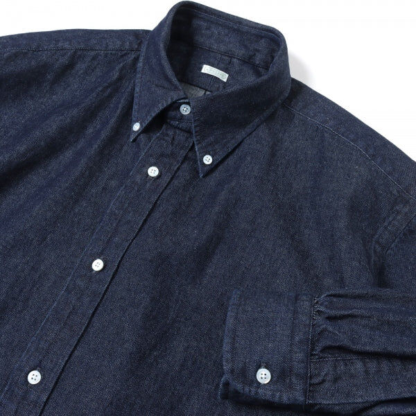 A.PRESSE B.D DENIM SHIRT L/S - INDIGO SIZE 2 PRE ORDER ITEM (預訂中)