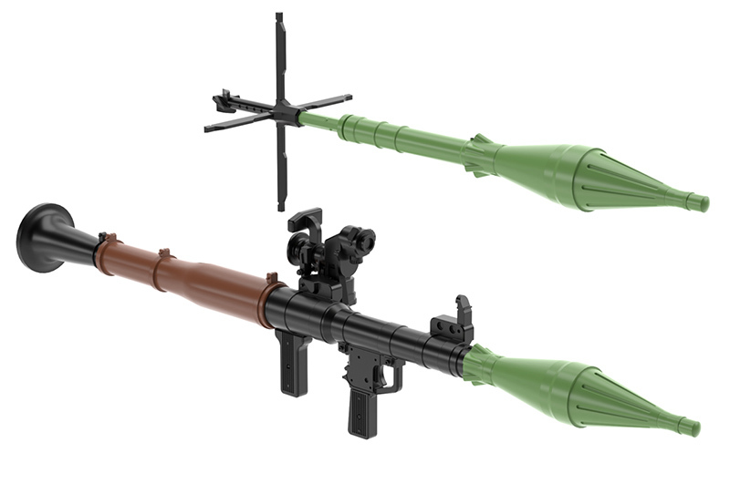 TOMYTEC 1/12 LA061 RPG 火箭彈 迷你武裝 組裝模型