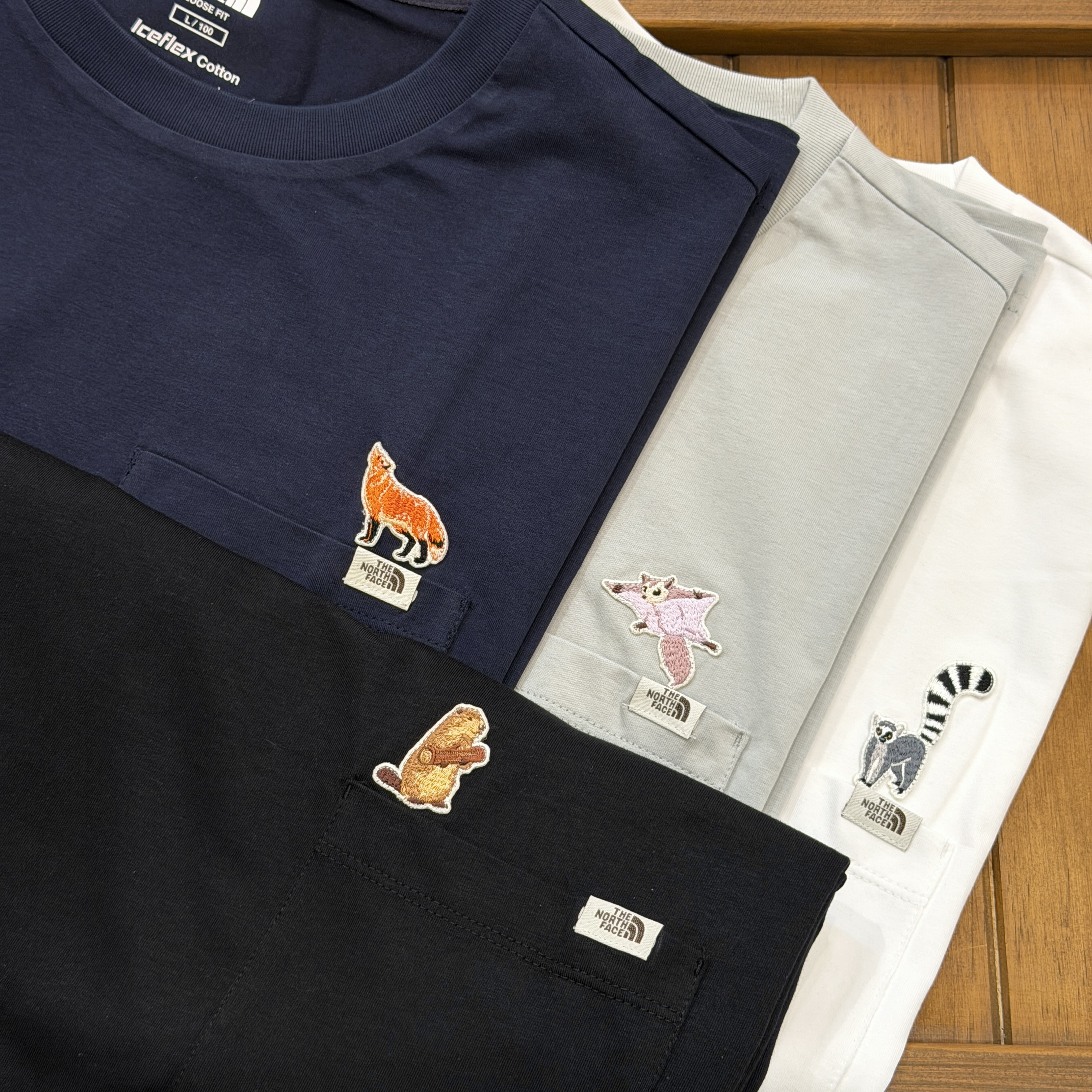 【現貨】The North Face FABLE POCKET S/S R/TEE 北臉 口袋動物 涼感 短tee NT7US26