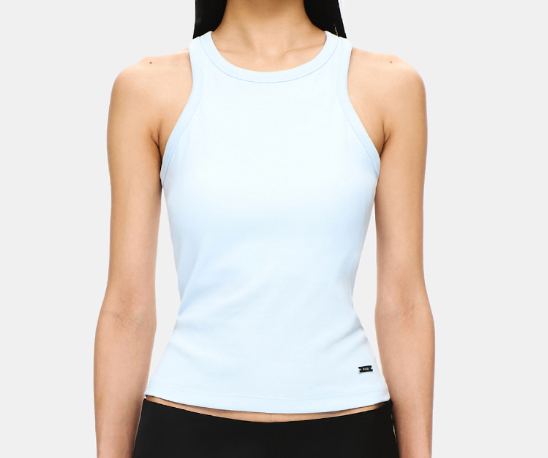 AB033 Verish【Cotton | 柔軟舒適】棉質工字挖背Bra Top (附胸墊)