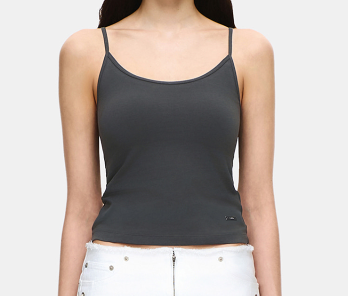 AB034 Verish【Cotton | 柔軟舒適】柔棉U領Bra Top (附胸墊)