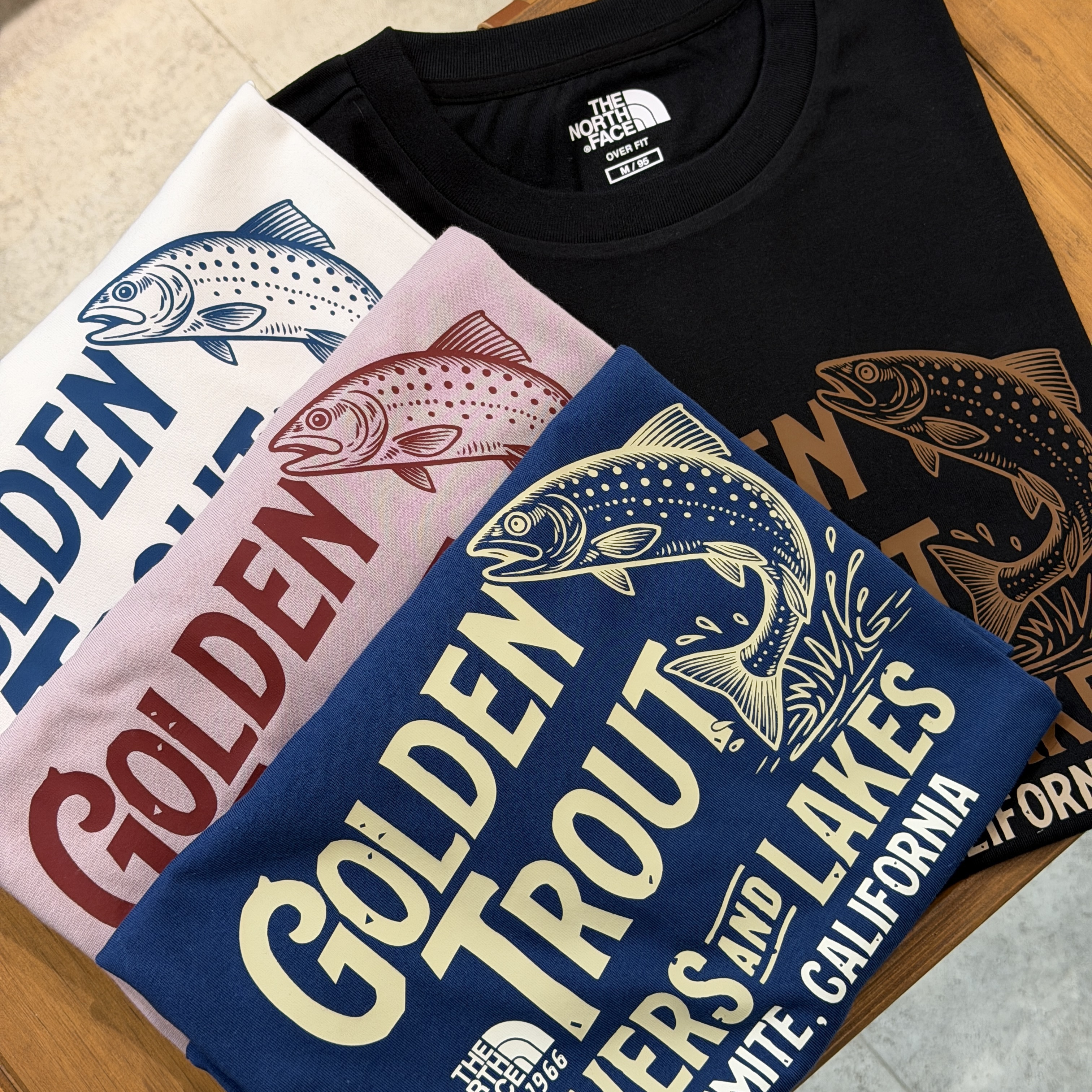 【現貨】The North Face LAKE  北臉 金鱒圖像短tee NT7US28