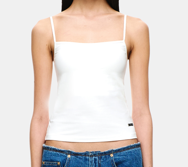 AB035 Verish【Cotton | 柔軟舒適】柔棉方領Bra Top (附胸墊)
