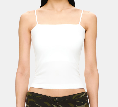 AB037 Verish【Modal | 彈性透氣】 細肩帶Bra Top(附胸墊)