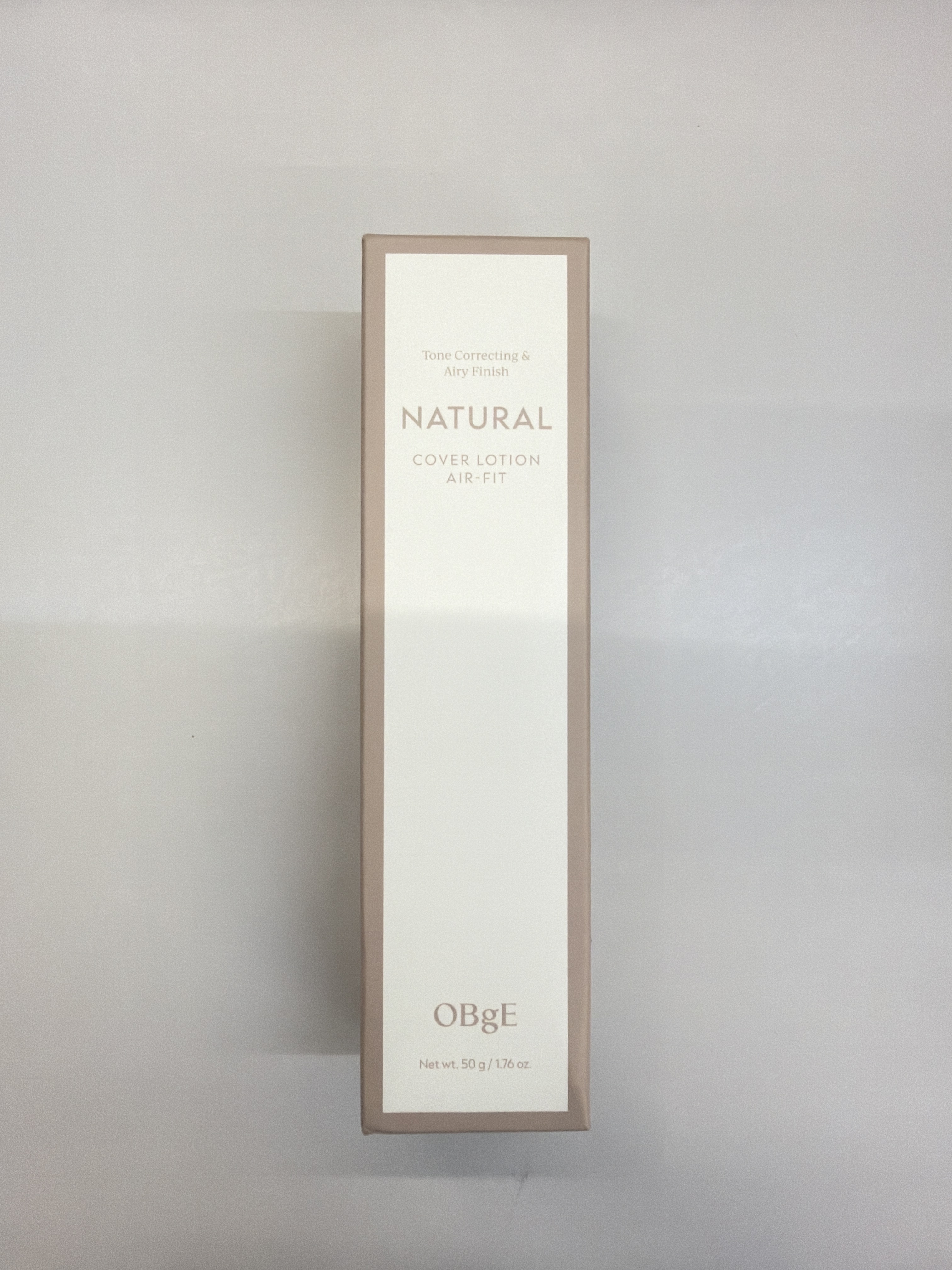 SY08 OBgE NATURAL COVER LOTION 防曬素顏霜 SPF50+/PA++++ 50g