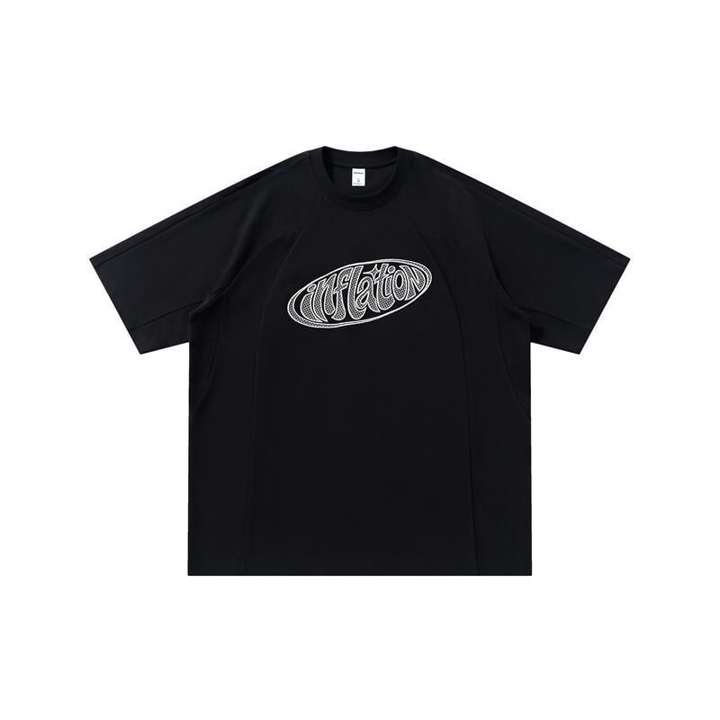 Oval Emblem中空刺繡短TEE