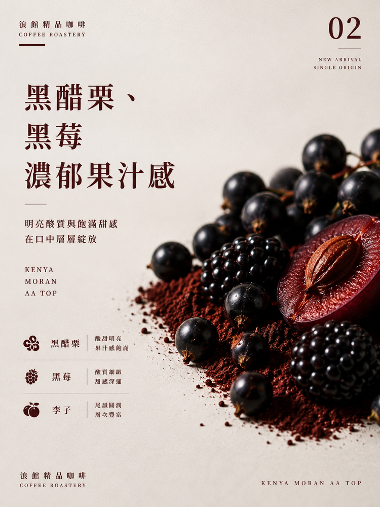 肯亞 莫蘭戰神 AA TOP 水洗｜咖啡豆 227g