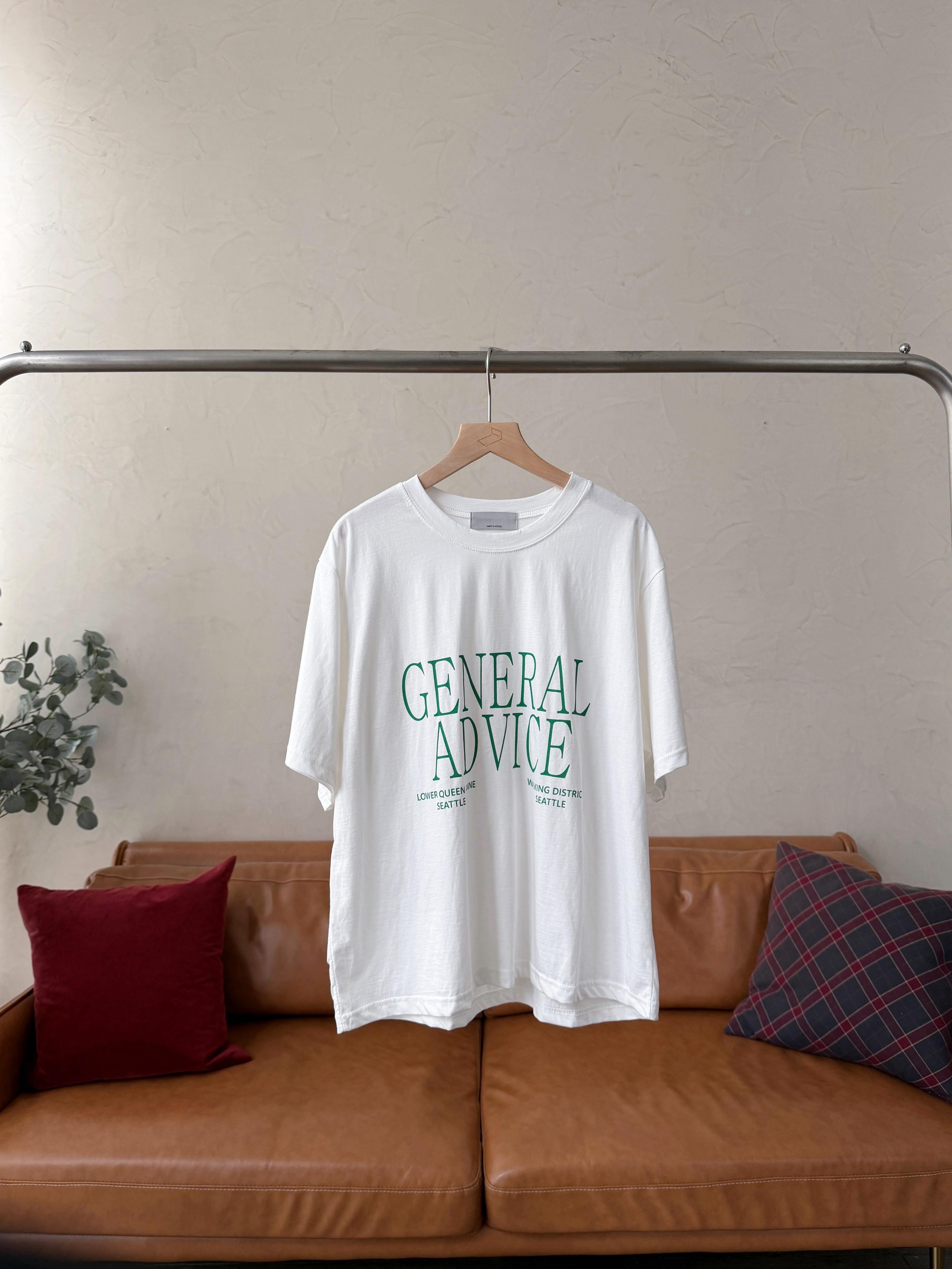 KR548 韓式休閒字母TEE-2色