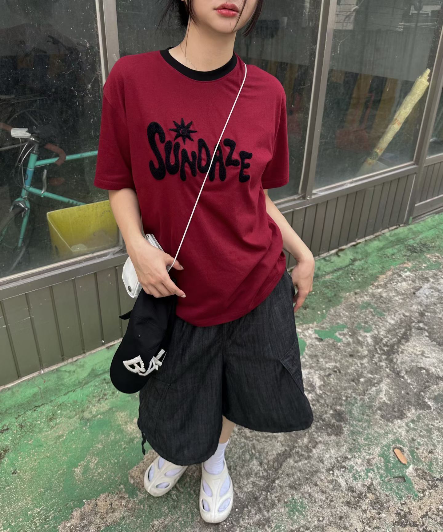 英文字圖案短袖Tee kds-026T