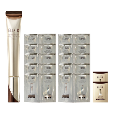 [限定] ELIXIR Retinol Power Wrinkle Cream L 22g Set 視黃醇煥膚抗皺霜組合