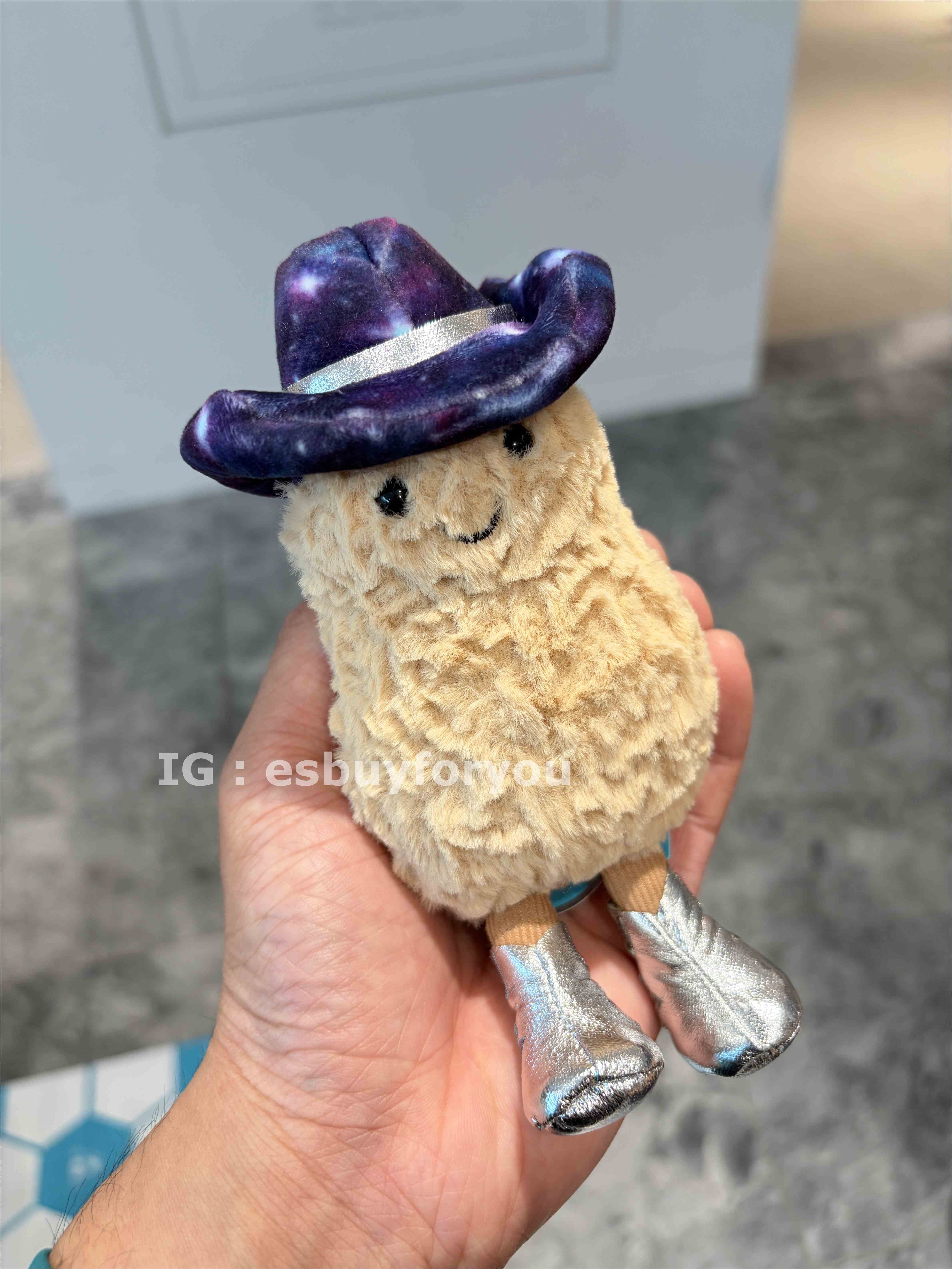 JellyCat 太空牛仔花生