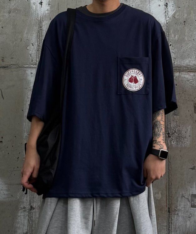 英文字圖案短袖Tee OTHERFIT-028T