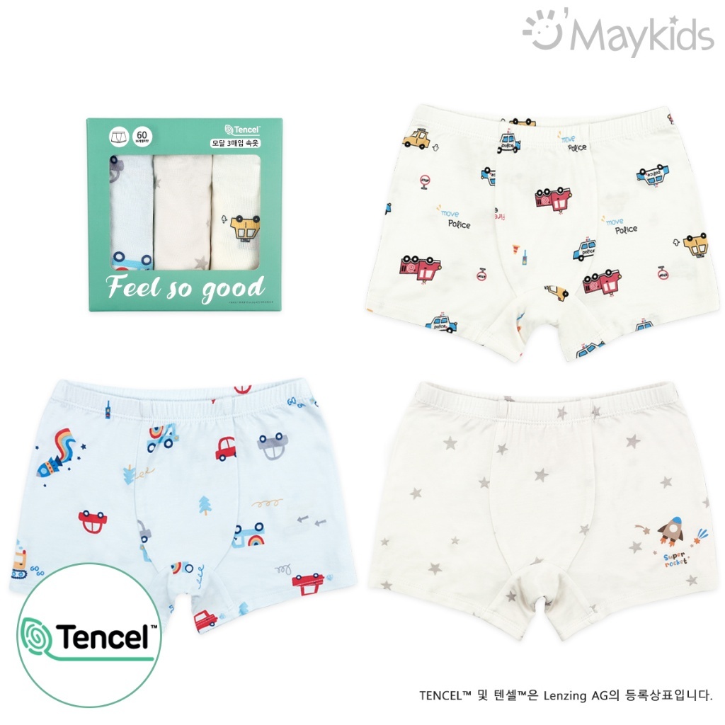 韓國🇰🇷Maykids 出動夢想車男孩平口內褲