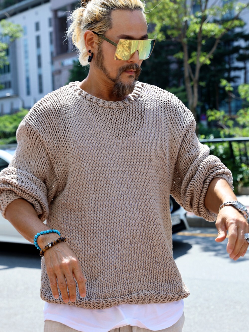 Mason Round Toe Hand-Knitted T-Shirt