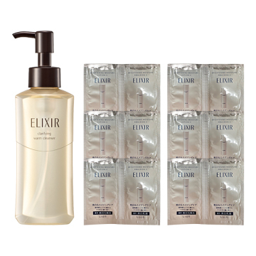 [限定] ELIXIR Clarifying Warm Cleanser Set 奢潤進化溫感卸妝凝膠組合