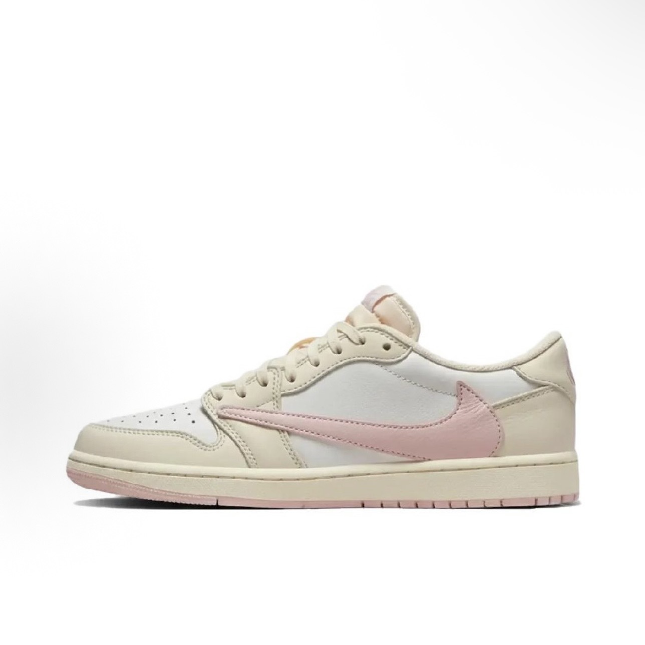 【Focus Store】預購 Travis Scott x Nike Air Jordan 1 Low OG "Muslin Pink" 黃粉色 倒鉤 IQ7604-100