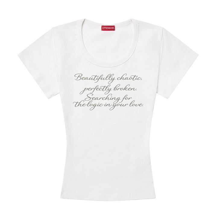 KITSCH&KISS BEAUTIFULLY U領T恤 5019745109