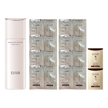 [限定] ELIXIR Brightening Emulsion WT II 130ml Set (Brightening Moisture Emulsion II)