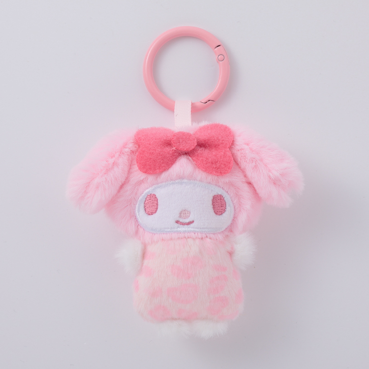日本 Sanrio 彩色豹紋公仔匙扣