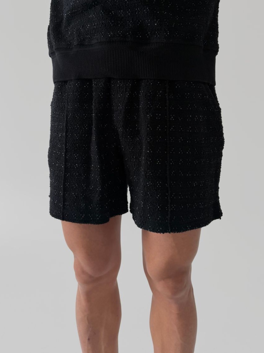 Metallic Tweed Shorts
