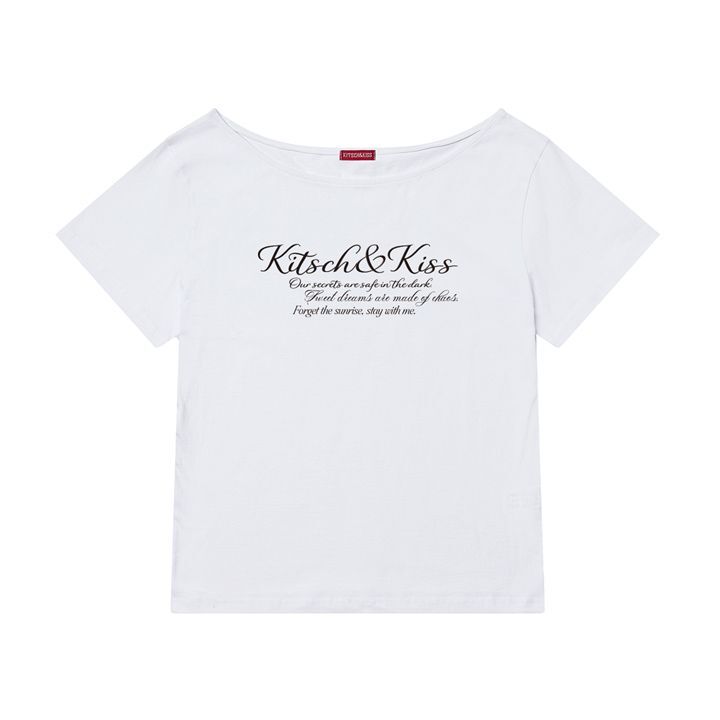 KITSCH&KISS SECRET 單肩T恤 SSDKNK-109 5019745107