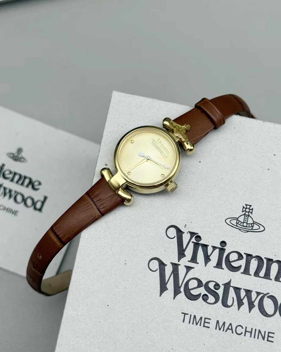 Vivienne Westwood Maida 皮革 腕錶 手錶 真皮 荔枝紋 黑色 咖色 西太后 薇薇安