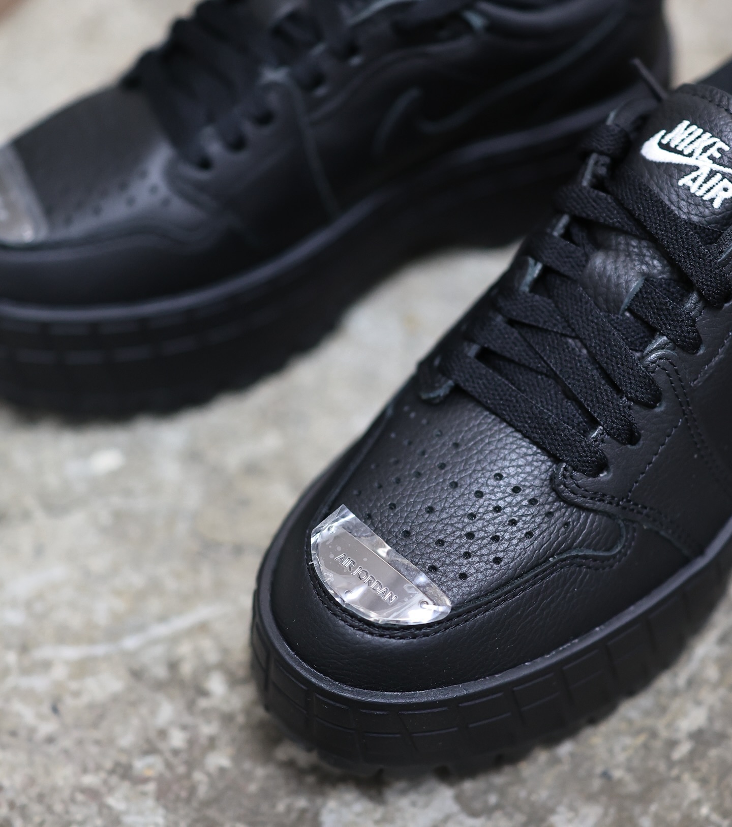 Nike Air Jordan 1 Brooklyn Low Triple Black HF3184-001