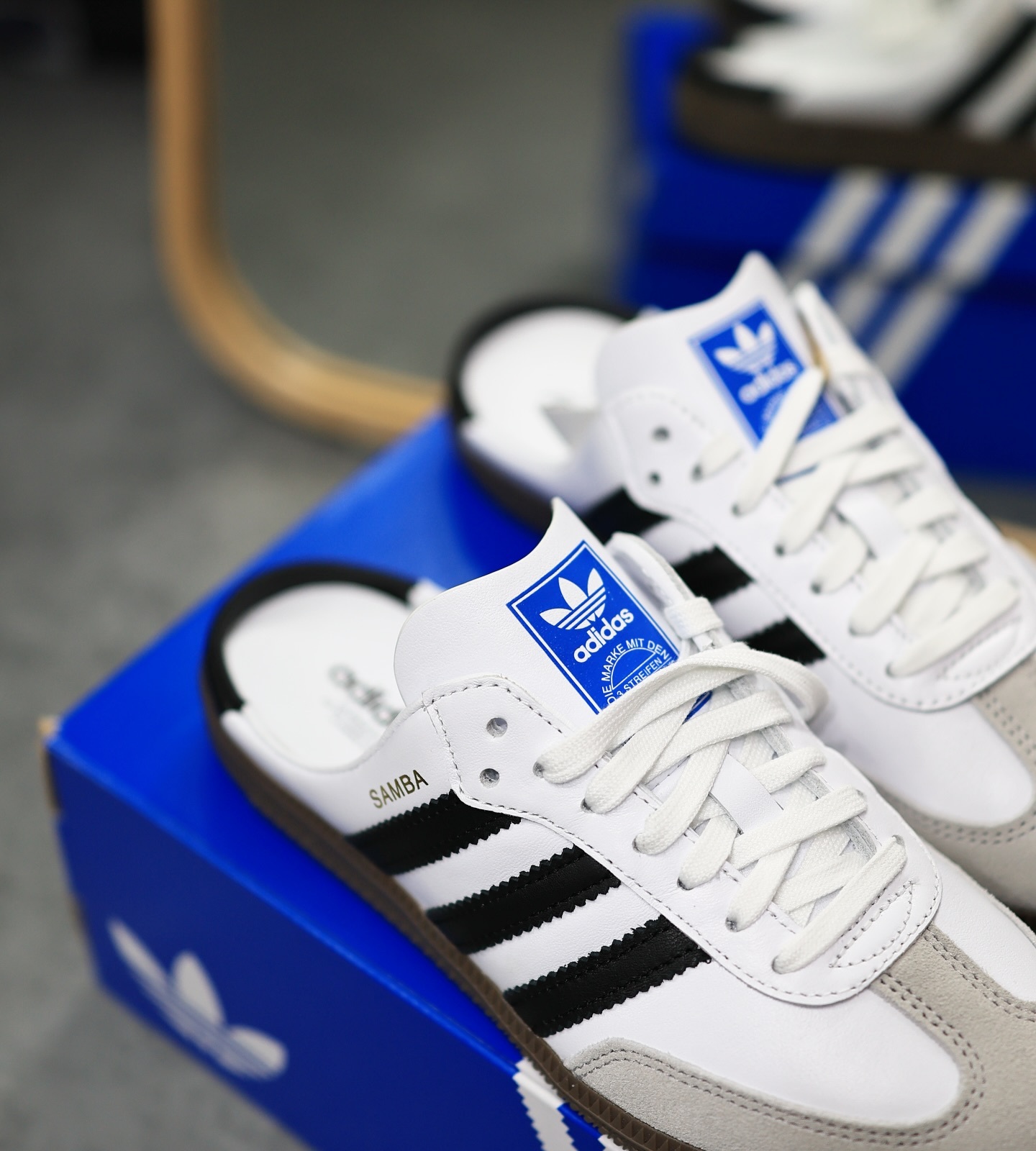 Adidas Originals SAMBA OG MULE White 懶人拖鞋 白色 LB3814