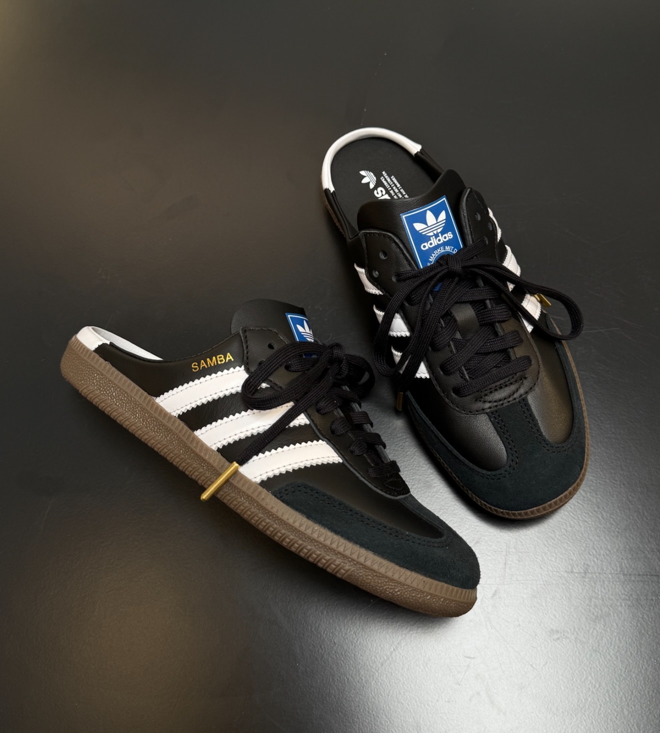 Adidas Originals SAMBA OG MULE BLACK 懶人拖鞋 黑色 LB3815
