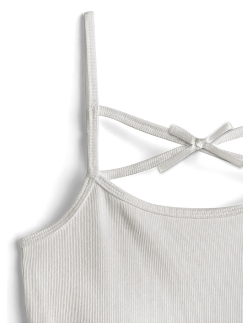 襯衫超加分！交叉Ribbon Bra Top · 2色入