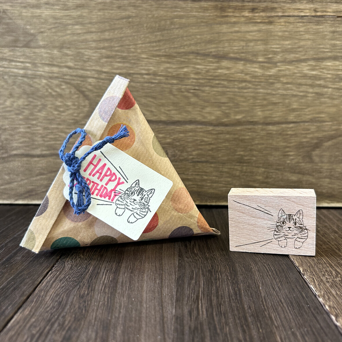 貓咪對話 木製印章｜日本 ARTE