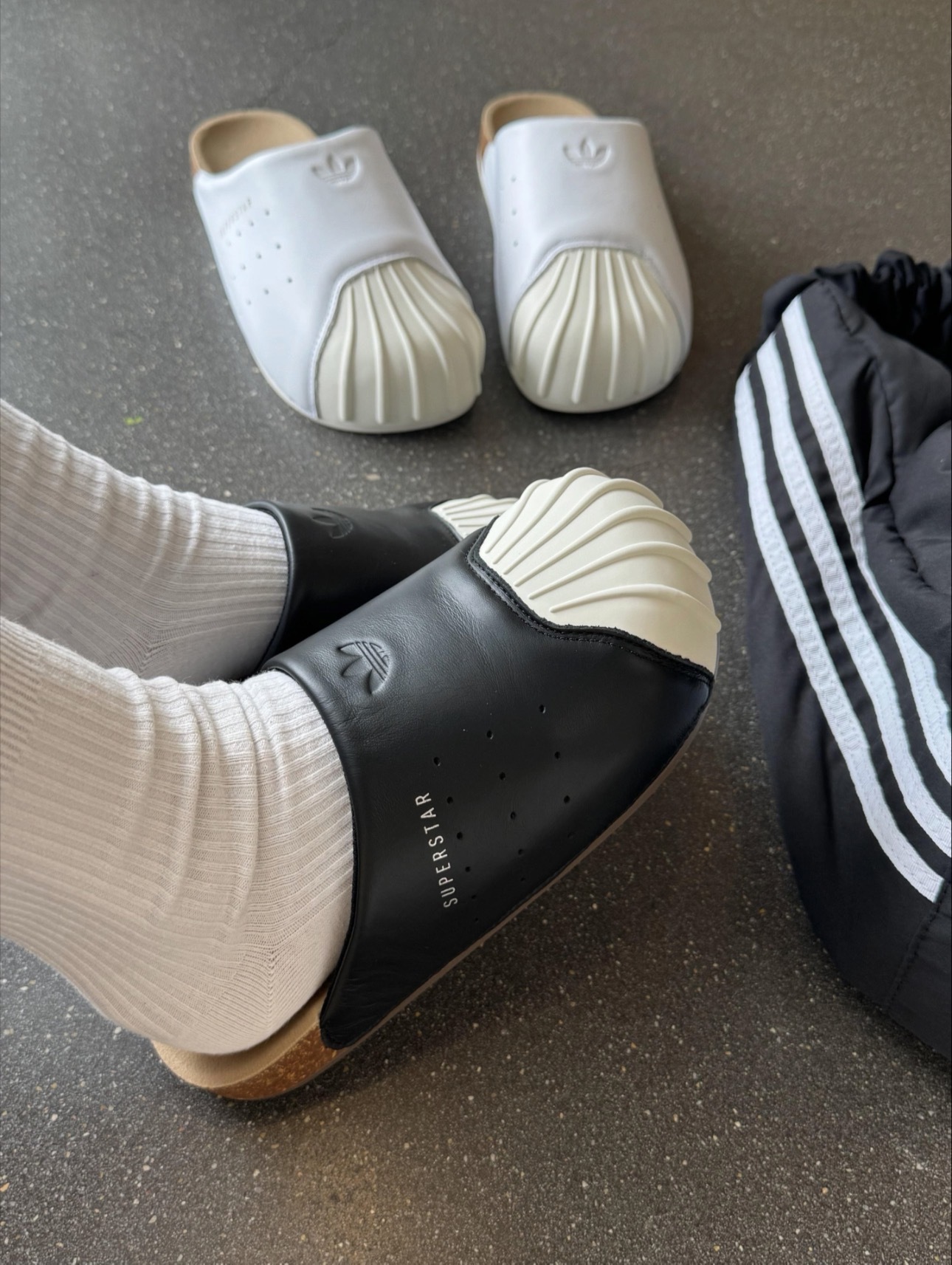 預訂| Adidas Adimule Superstar BLACK/WHITE LC0411
