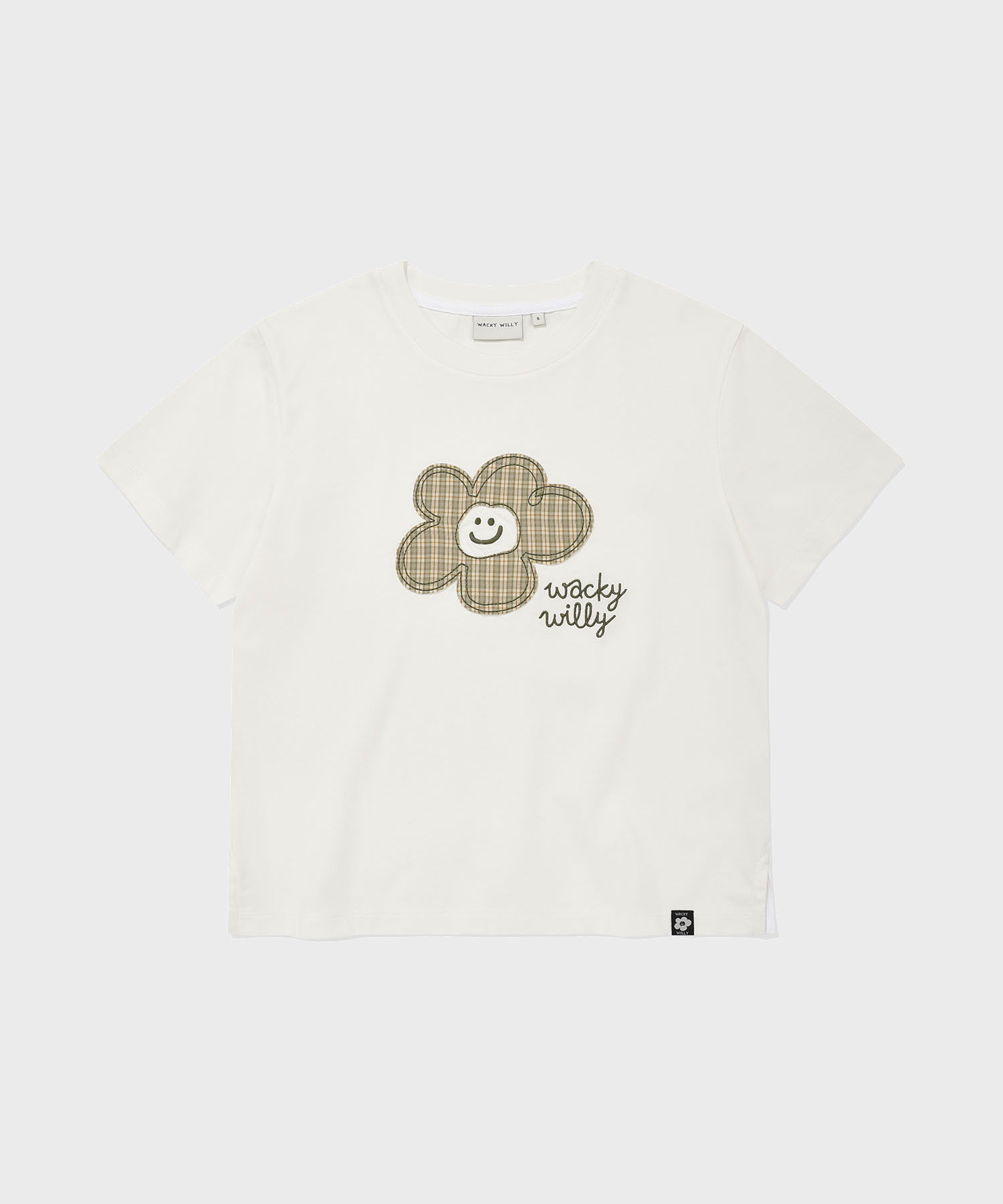 韓國代購｜WACKY WILLY Women's Lily Semi-Crop Tee (5 Colours)