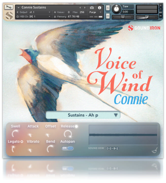SOUNDIRON Voice of Wind: Connie｜虛擬人聲音源
