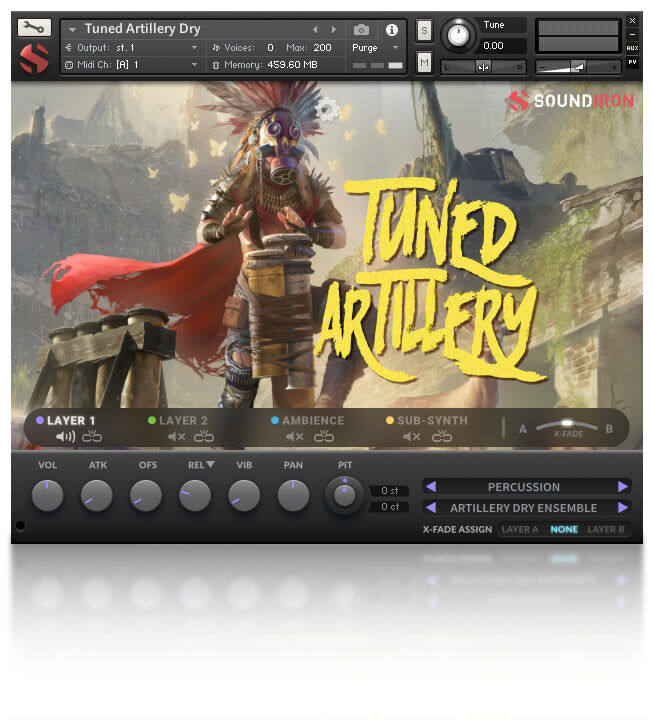 SOUNDIRON Tuned Artillery｜虛擬打擊樂器