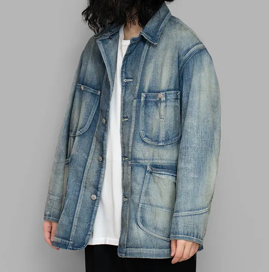 RE-STOCK: A.PRESSE VINTAGE COVERALL JACKET (25SAP-01-22K) - PRE ORDER ITEM (預訂中)