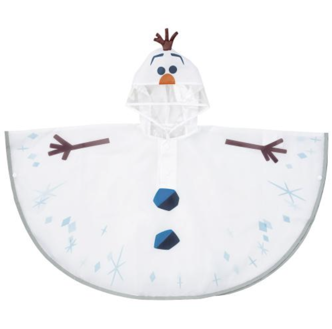 Skater Frozen Olaf 斗蓬雨衣 適合身高80-100cm