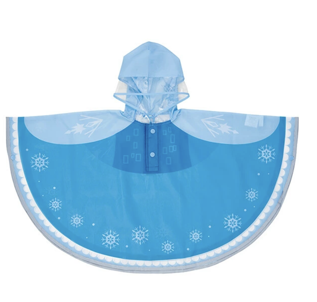 Skater Frozen Elsa 斗蓬雨衣 適合身高80-100cm