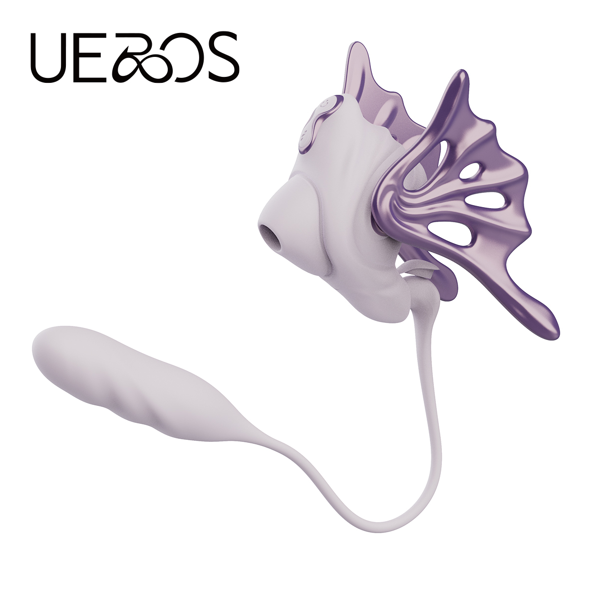 你的愛神 UEROS 小海螺吸吮入體按摩棒 極光紫