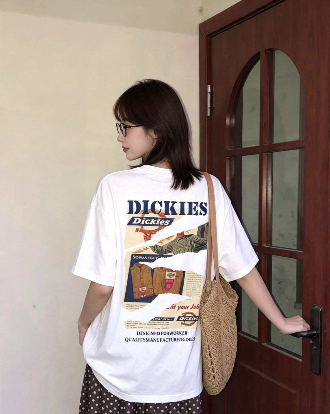 （現貨）Dickies 復古 後背舊報紙 短T DKU262NKTJ71