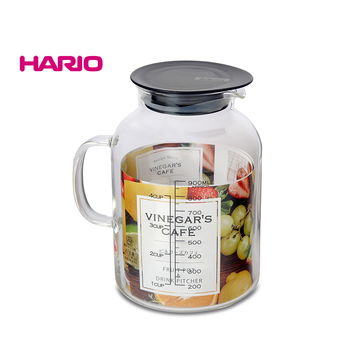 日本HARIO 1000ml 果醋玻璃壺 - VFP-1000-B ( VFP)