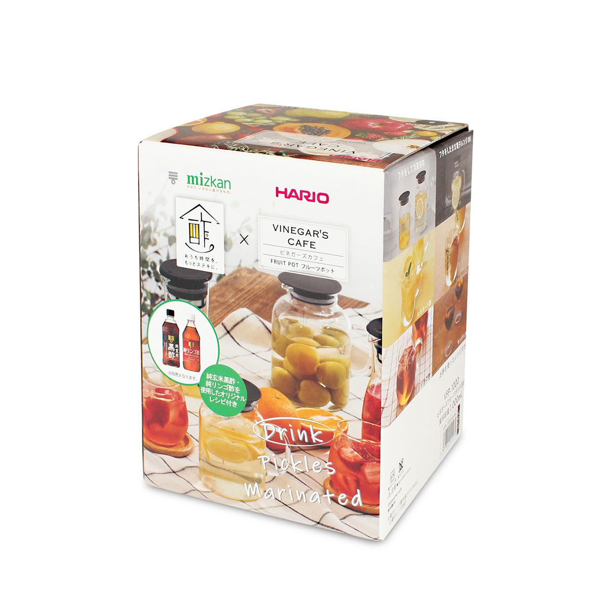 日本HARIO 1000ml 果醋玻璃壺 - VFP-1000-B ( VFP)