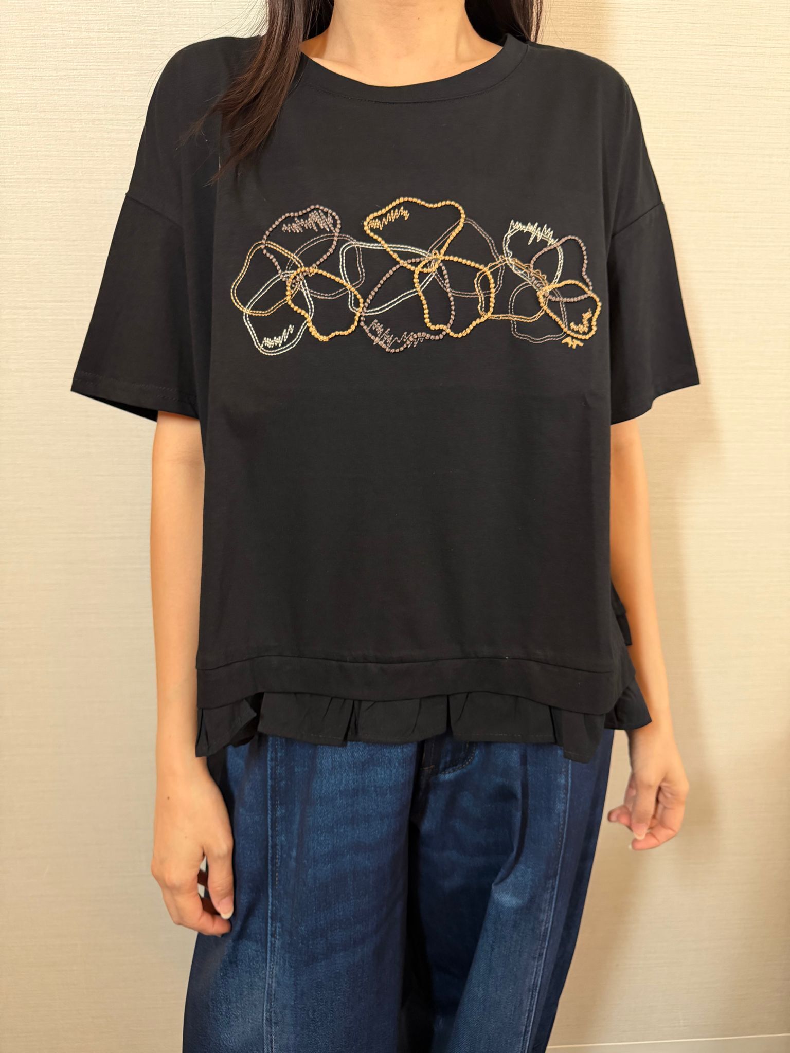 SS 刺繡圖案top