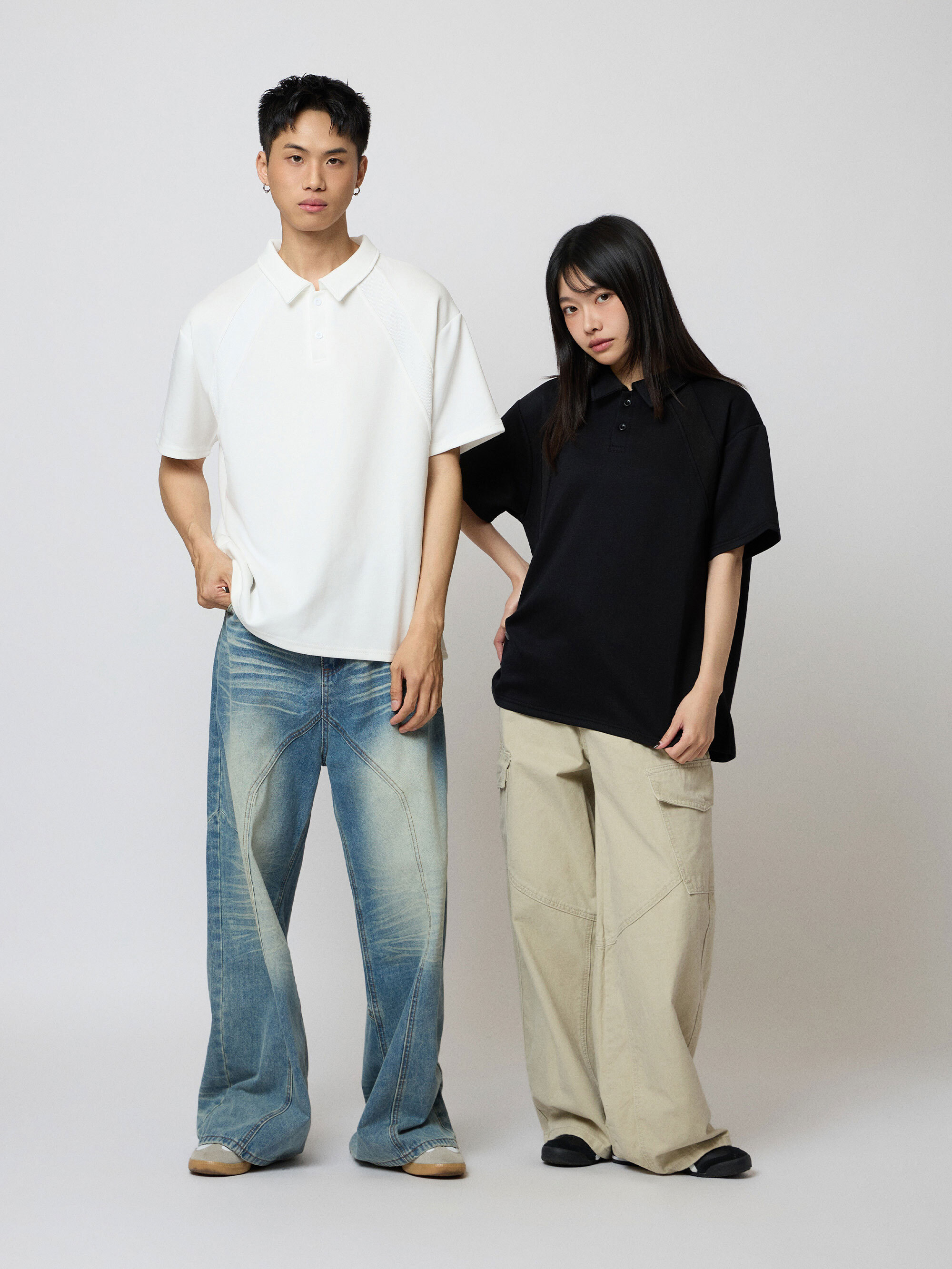 經典純色Polo上衣