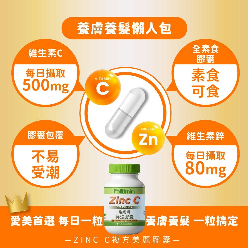 髮利明X東海日康_ZINC-C複方美麗膠囊