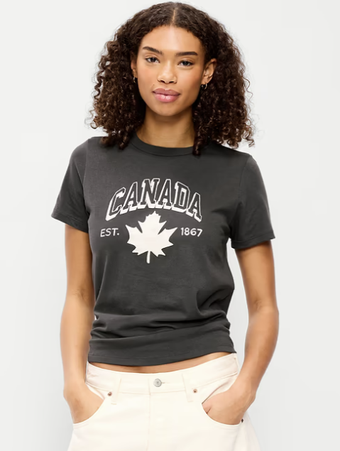Old Navy 女大人 加拿大限定款 圖案 短TEE (2色)